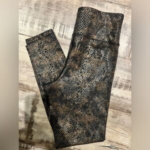 INC International Concepts. Leggings, snake print design. Size Medium.